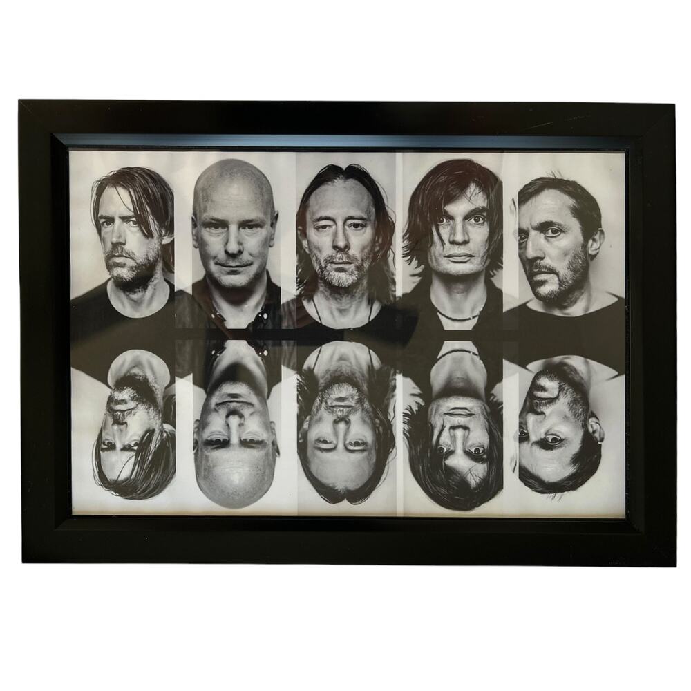 Radiohead Framed Black & White Band Portrait Art Print 20x14